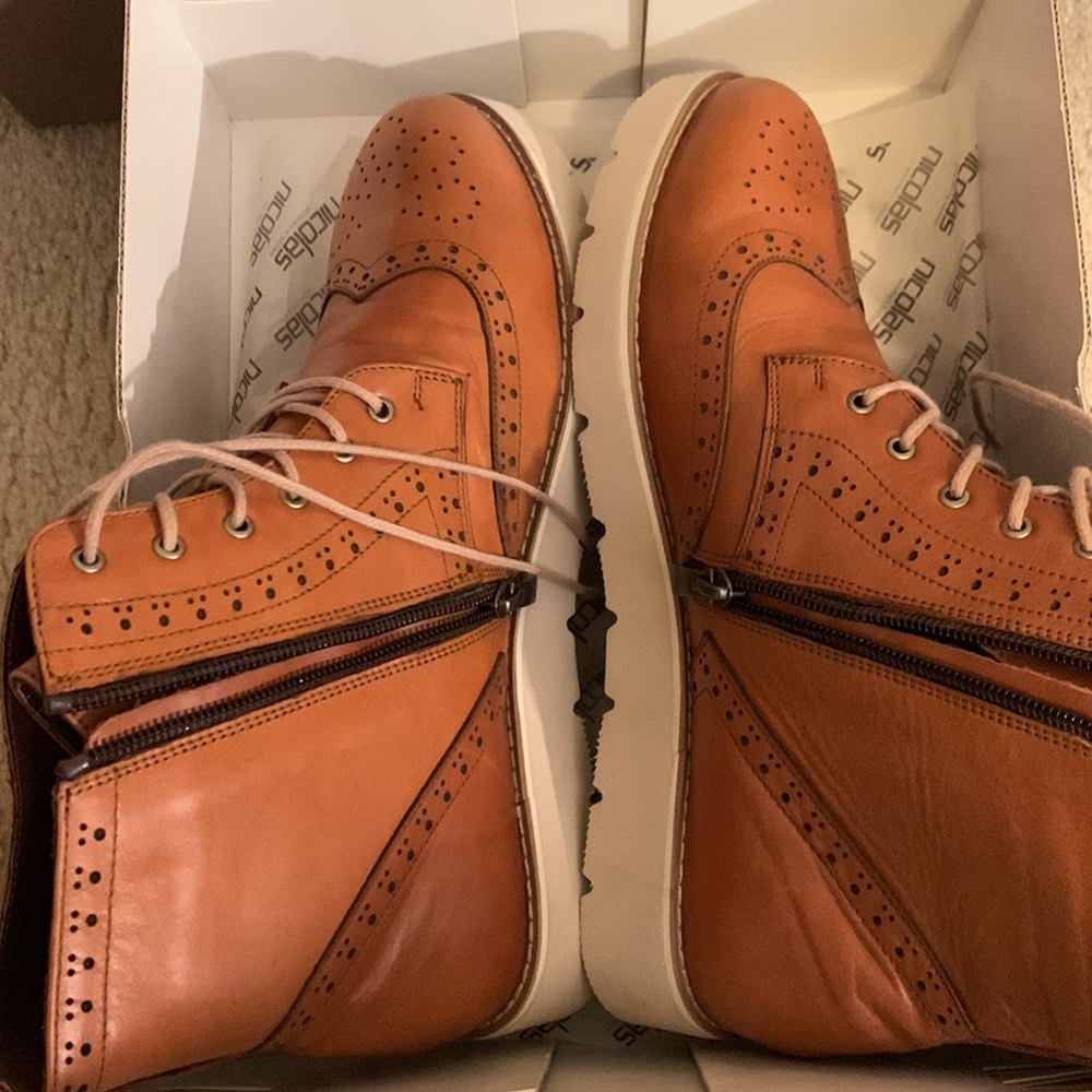 PRICE ⬇️🔥Genuine leather combat boots